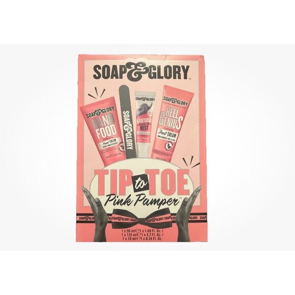 Soap & Glory The Glorious Five Gift Set & Tip To Toe Pink Pamper. New In Box - Picture 6 of 7